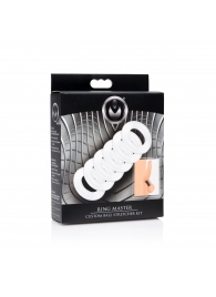 Комплект из 6 прозрачных эрекционных колец Ring Master Custom Ball Stretcher Kit - XR Brands - в Миассе купить с доставкой