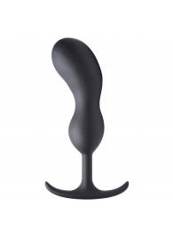 Черный массажер простаты с утяжелителями Premium Silicone Weighted Prostate Plug XL - 20,8 см. - XR Brands - в Миассе купить с доставкой