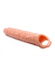 Телесная насадка-удлинитель 3 Inch Extender Sleeve - 27,3 см. - XR Brands - в Миассе купить с доставкой