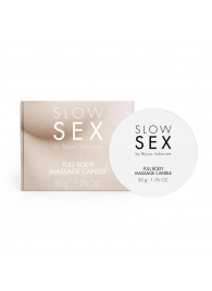 Массажная свеча для всего тела Slow Sex - 50 гр. - Bijoux Indiscrets - купить с доставкой в Миассе