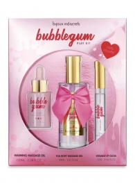 Набор средств для массажа и ласк Bubblegum Play Kit - Bijoux Indiscrets - купить с доставкой в Миассе