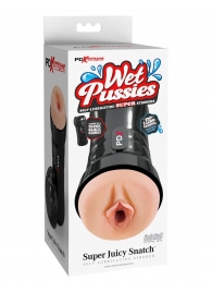 Мастурбатор-вагина в колбе Super Juicy Snatch - Pipedream - в Миассе купить с доставкой