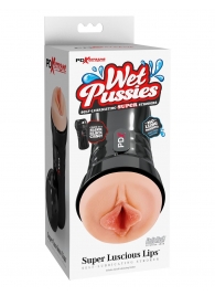 Мастурбатор-вагина в колбе Super Luscious Lips - Pipedream - в Миассе купить с доставкой