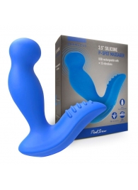 Синий вибромассажер простаты 3,5’’ P-spot Massager - 12,5 см. - Erokay - в Миассе купить с доставкой