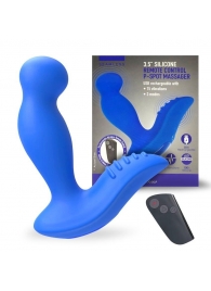 Синий вибромассажер простаты 3,5’’ Remote Control P-spot Massager - 12,5 см. - Erokay - в Миассе купить с доставкой