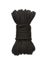 Черная верёвка для связывания и фиксации Bind Tie - 9,14 м. - Doc Johnson - купить с доставкой в Миассе
