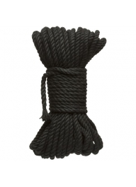 Черная верёвка для связывания и фиксации Bind Tie - 15,24 м. - Doc Johnson - купить с доставкой в Миассе