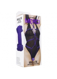 Фиолетовая верёвка для связывания и фиксации Bind Tie - 15,24 м. - Doc Johnson - купить с доставкой в Миассе