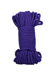 Фиолетовая верёвка для связывания и фиксации Bind Tie - 15,24 м. - Doc Johnson - купить с доставкой в Миассе