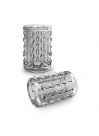 Прозрачная насадка с бороздками STAY HARD COCK SLEEVE 04 CLEAR - Blush Novelties - в Миассе купить с доставкой