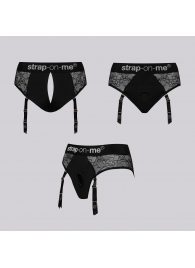 Трусики для фиксации насадок Strap-on-me Harness Lingerie Diva XS - Strap-on-me - купить с доставкой в Миассе