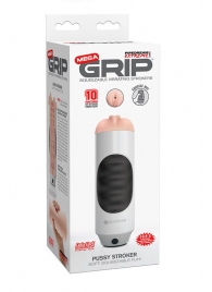Мастурбатор-вагина Extreme Toyz Mega Grip Vibrating Stroker Mouth - Pipedream - в Миассе купить с доставкой