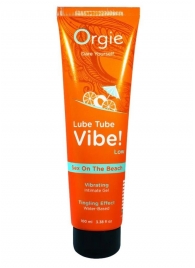 Гель с эффектом вибрации Lube Tube Vibe Low Sex On The Beach - 100 мл. - ORGIE - купить с доставкой в Миассе