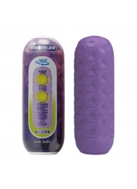 Фиолетовый мастурбатор Venus-X Twin balls - Baile - в Миассе купить с доставкой