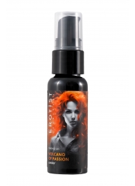 Гель с эффектом вибрации Volcano Of Passion со вкусом вишни - 25 мл. - Erotist Lubricants - купить с доставкой в Миассе