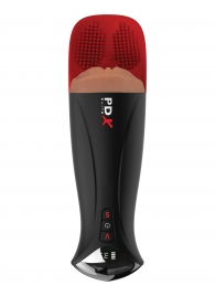 Мастурбатор-вагина в колбе с вибрацией Fuck-O-Matic Pro XL - Pipedream - в Миассе купить с доставкой
