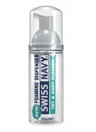 Очищающая пенка для игрушек и тела Toy   Body Cleaner Foamer - 47 мл. - Swiss navy - купить с доставкой в Миассе