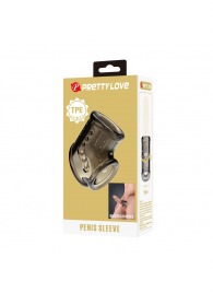 Дымчатая насадка на пенис и мошонку - Baile - в Миассе купить с доставкой