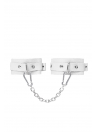 Белые мини-оковы со скруглёнными углами - Pecado - купить с доставкой в Миассе