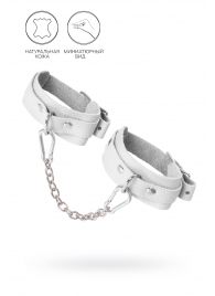 Белые мини-оковы со скруглёнными углами - Pecado - купить с доставкой в Миассе