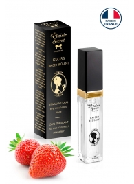 Стимулирующий блеск для губ со вкусом клубники - 7 мл. - Plaisir Secret - купить с доставкой в Миассе