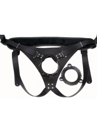 Пояс Hard Brutal для больших насадок - LOVETOY (А-Полимер) - купить с доставкой в Миассе