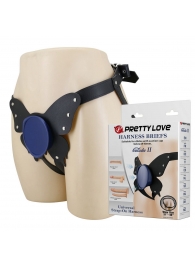 Синие трусики харнесс с платформой Caludio II - Baile - купить с доставкой в Миассе