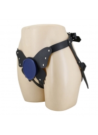 Синие трусики харнесс с платформой Caludio II - Baile - купить с доставкой в Миассе