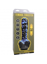 Черно-синяя мини-машина на присоске Tendril Thruster - 21,6 см. - Doc Johnson - купить с доставкой в Миассе