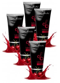 Набор из 5 съедобных лубрикантов JUJU со вкусом вишни - JuJu - купить с доставкой в Миассе