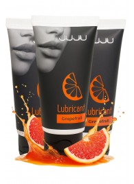 Набор из 3 съедобных лубрикантов JUJU со вкусом грейпфрута - JuJu - купить с доставкой в Миассе
