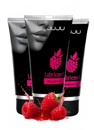 Набор из 3 съедобных лубрикантов JUJU со вкусом малины - JuJu - купить с доставкой в Миассе