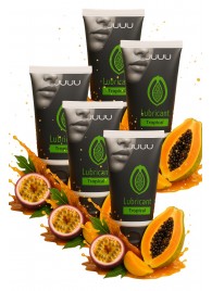 Набор из 5 съедобных лубрикантов JUJU со вкусом тропических фруктов - JuJu - купить с доставкой в Миассе