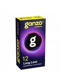 Презервативы с анестетиком для продления удовольствия Ganzo Long Love - 12 шт. - Ganzo - купить с доставкой в Миассе