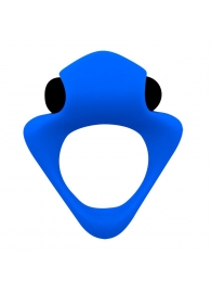 Синее эрекционное кольцо Wooomy Tribeс с вибрацией - Adrien Lastic - в Миассе купить с доставкой