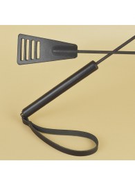 Черный кожаный стек «Сириус» - 60 см. - Sitabella - купить с доставкой в Миассе