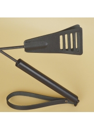 Черный кожаный стек «Сириус» - 60 см. - Sitabella - купить с доставкой в Миассе