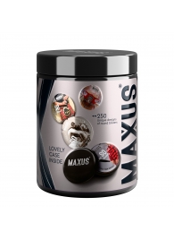 Черные утолщенные презервативы MAXUS Extra Strong с железным кейсом - 15 шт. - Maxus - купить с доставкой в Миассе