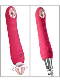 Малиновая насадка на душ с вибрацией Showers to orgasm - 20,1 см. - Orion - купить с доставкой в Миассе