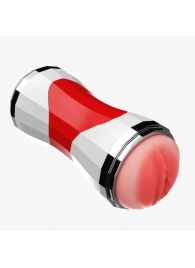 Двусторонний мастурбатор в колбе Power Grip Cup - вагина и ротик - Boys of Toys - в Миассе купить с доставкой