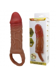 Реалистичная насадка на член Peirre - 15,5 см. - Baile - в Миассе купить с доставкой