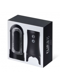 Набор Tenga Flip Zero Electronic Vibrotation: мастурбатор с вибрацией и устройство вращения - Tenga - в Миассе купить с доставкой