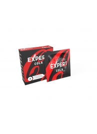 Презервативы с ароматом колы Expert Cola - 3 шт. - Expert - купить с доставкой в Миассе