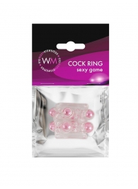 Прозрачная насадка на пенис с цветными шариками - Erowoman-Eroman - в Миассе купить с доставкой