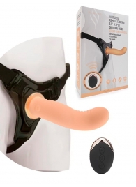 Женский вибрострапон со съемной насадкой и пультом ДУ - Erokay - купить с доставкой в Миассе