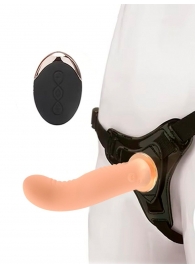 Женский вибрострапон со съемной насадкой и пультом ДУ - Erokay - купить с доставкой в Миассе