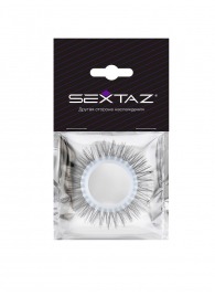 Круглое эрекционное кольцо с длинными «ресничками» - Sextaz - в Миассе купить с доставкой