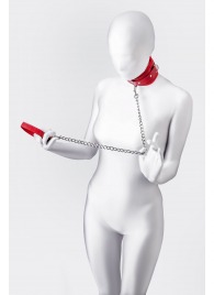 Красный ошейник с подкладкой из меха - ToyFa - купить с доставкой в Миассе