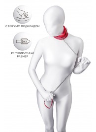 Красный ошейник с подкладкой из меха - ToyFa - купить с доставкой в Миассе
