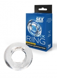 Прозрачное эрекционное кольцо-бублик - Sex Expert - в Миассе купить с доставкой